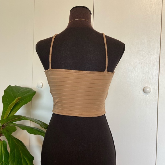 Super Cute High Neck Wrap Tank Top - Picture 7 of 11